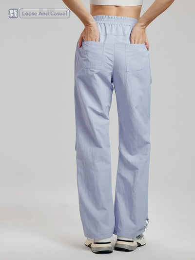 New Women's Cargo Pants Outdoor Hiking Trekking Straight Leg Tactical Softshell Windproof Waterproof Multi-Pocket Sports Pants