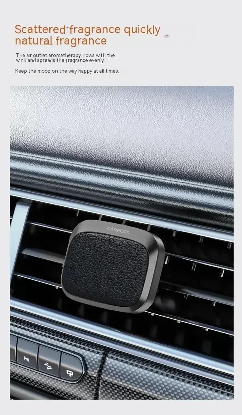 Luxury lambskin style car air freshener with aroma diffuser gel type perfume for aromatherapy conditioner