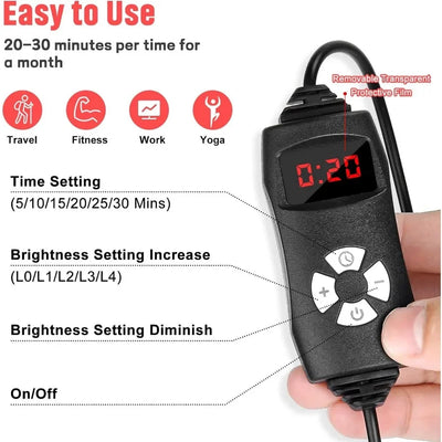 Led Red&Near Infrared Light Healthcare Lamp 660&850 nm Sauna for Full Body Face Joint Muscle Relieve Beauty Health Gadget Device