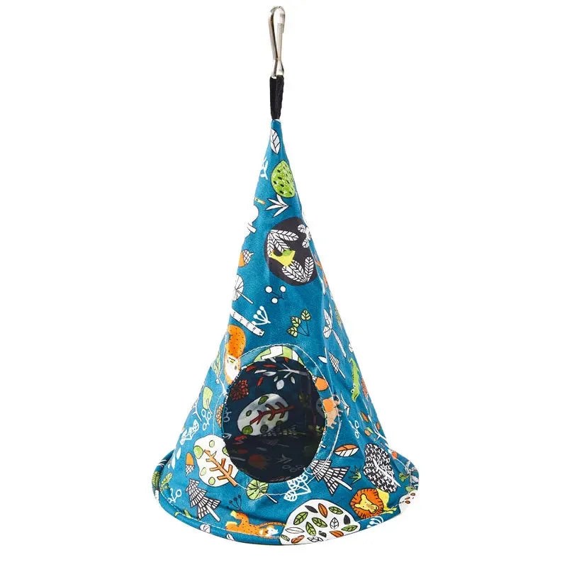 1pc Parrot Hammock Tent Bird Summer Hammock Sleep Bed Home Hanging Nest House Pet Cloth Lightweight Hammock for Hamster Bird