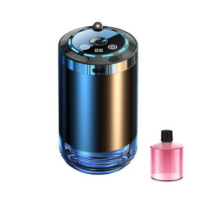 Car Aroma Diffuser With LED Starry Ambient Light 50ml Cologne Perfume Car Air Freshener Flavoring For Cars Fragrance Diffusers