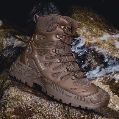 Men's Outdoor Hiking Tactical Boots Ankle Desert Boots Sports Climbing Shoes Military Work Waterproof Work Safety Hunting Shoes