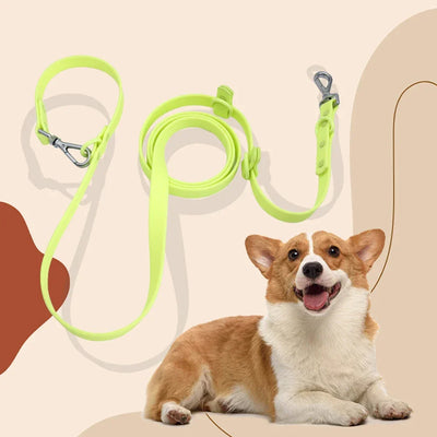PVC Multifunctional Dog Leash Double Headed Buckle Pet Leashes For Medium Big Dogs Rope