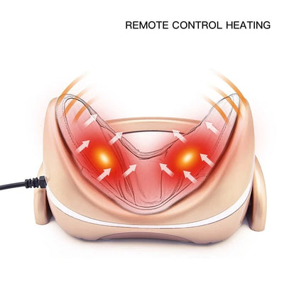 Electric Neck Massager Infrared Heating Airbag Neck Traction Vibration Shoulder Cervical Spine Shoulder Support Massager