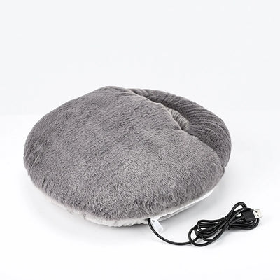 Winter Electric Foot Heating Pad USB Charging Soft Plush Washable Foot Warmer Heater Improve Sleeping Household Foot Warming Mat