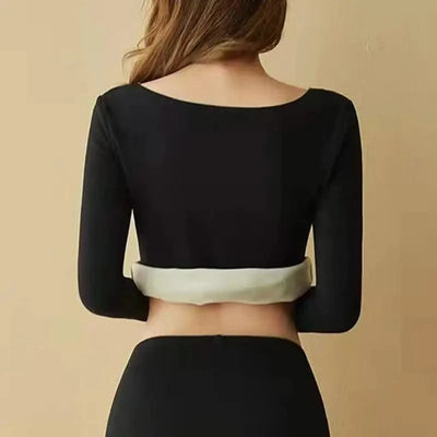 Womens Thermal Underwear Long Thermal Underwear Shirt Soft Elastic Warmth Shirt Winter Underwear Comfortable for Women