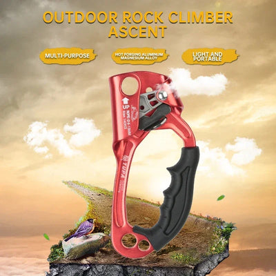 Climbing Hand Ascender;Outdoor Mountaineering Ascender,right hand ascender,rope climber,outdoor mountaineering adventure climber