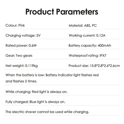 Electric Razors for Women Painless Ladies Epilator Facial Mustache Shaver Bikini Underarms Legs Trimmer Electric Hair Removal