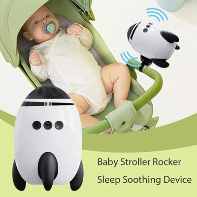 Baby Stroller Rocker accessories | Portable Automatic Infant Swing Sleep Soother with White Noise & Bluetooth