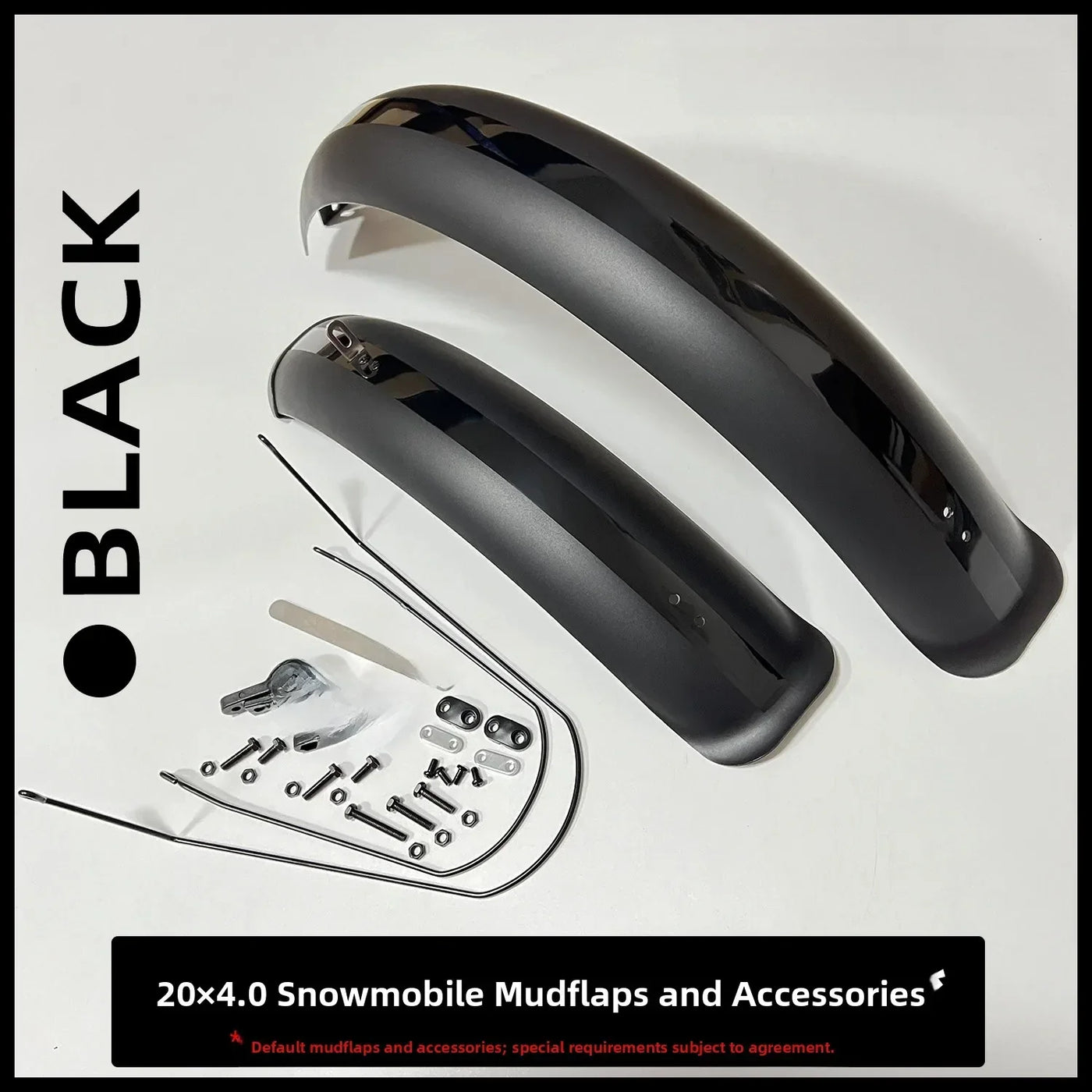 20-Inch 4.0 Snow Bike Muuard Full Coverage Lithium- Bicycle Mud Flap Fat Tire Bike All-Mountain Off-Road ible