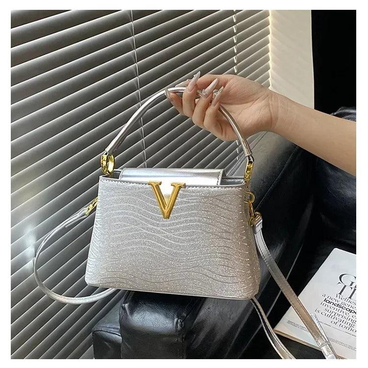 2025 new high-sense women’s designer handbag - feminine versatile large capacity for work & crossbody