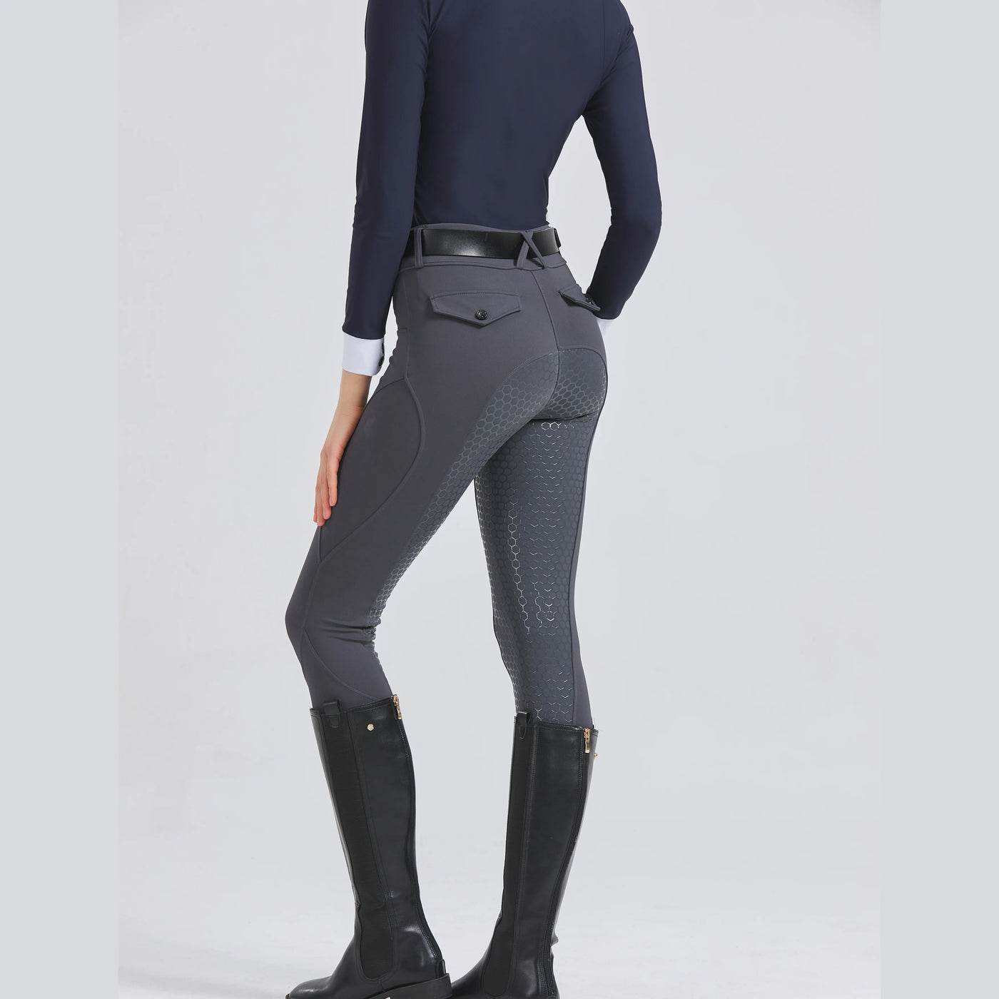Four Seasons Breeches Women's professional equestrian sports pants riding silicone anti-slip pants wear-resistant high-elastic t