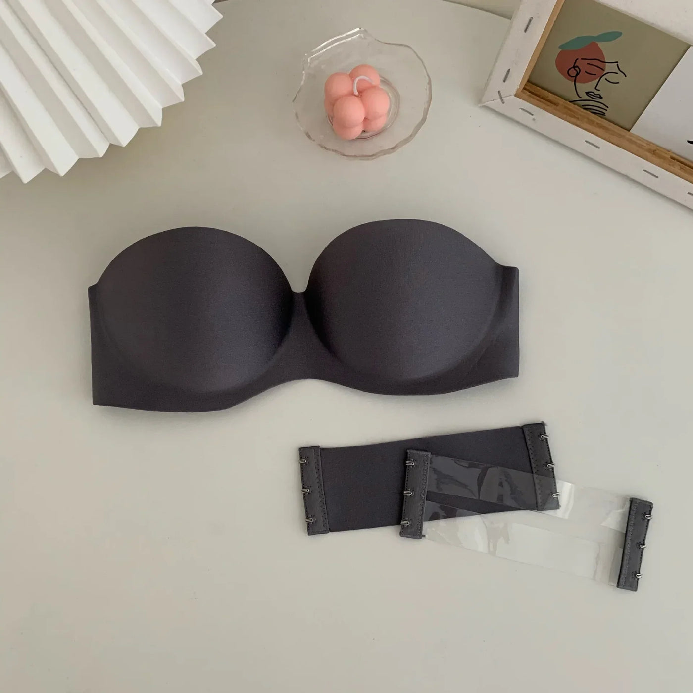Women Strapless Seamless Bralette Push Up Bra