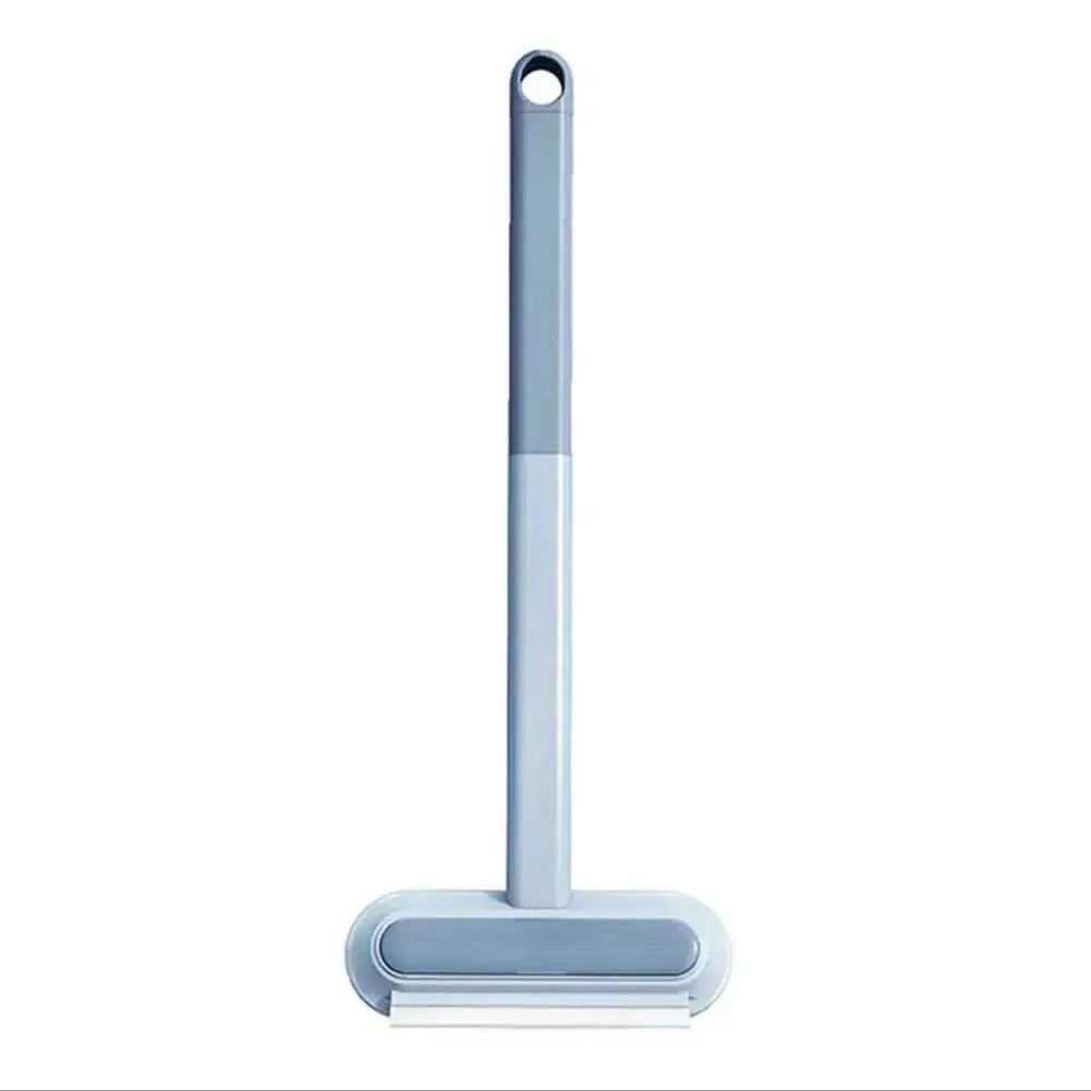 Pet Hair Remover Brush Dog Hair Cleaner Brush with Squeegee Carpet Bed Hair Cleaning Tool Long Handle for Carpet Bed Sofa