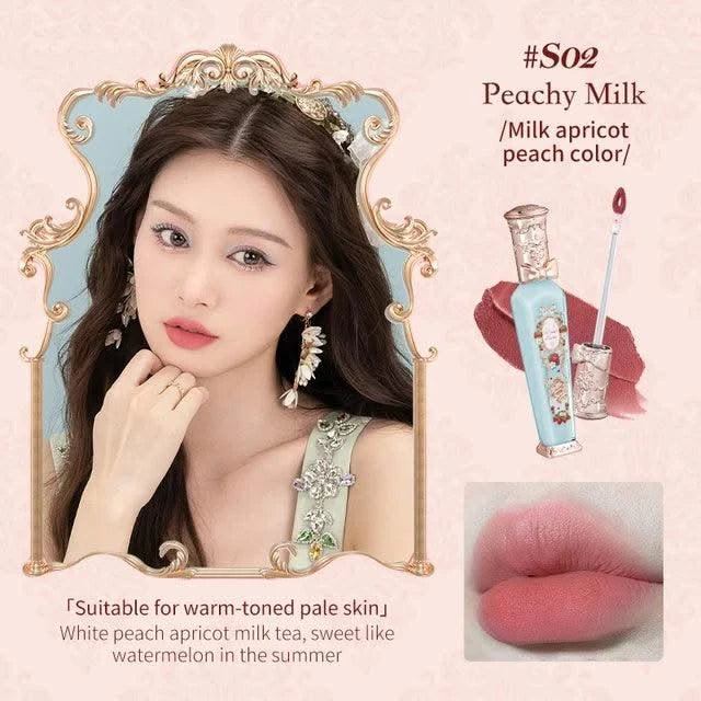 Flower Knows Strawberry Lipstick  Collection Lip Cream Beauty Lip Gloss Lipstick 3.5g