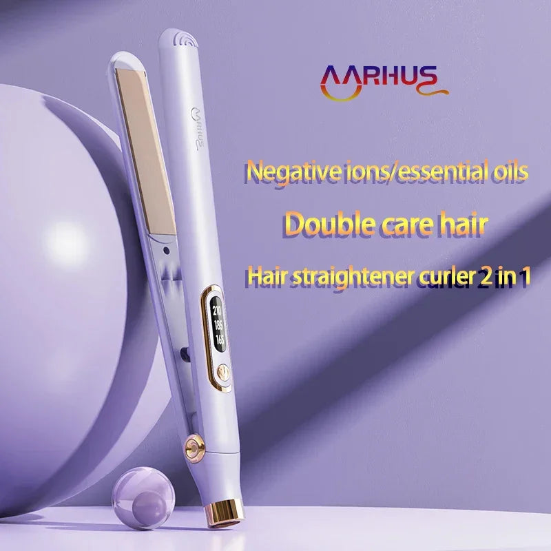 Women's Electric Hairbrush For Xiaomi Straight Hair Curly Hair 2 in 1 Negative Ion Hair Care 10 Seconds Quick Heating Hairbrush