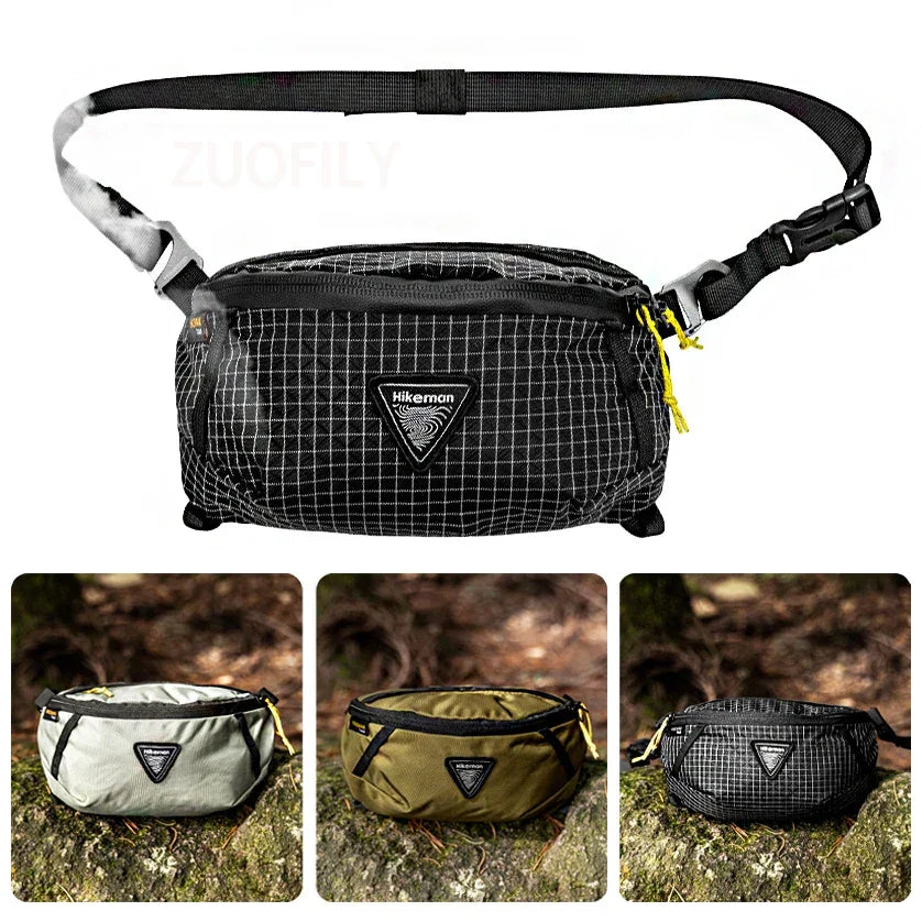 Waist Bag Outdoor Sports Mountaineering Cycling Mobile Bag Backpack Expansion Pack Travel Hiking Lightweight Equipment Belt Bags