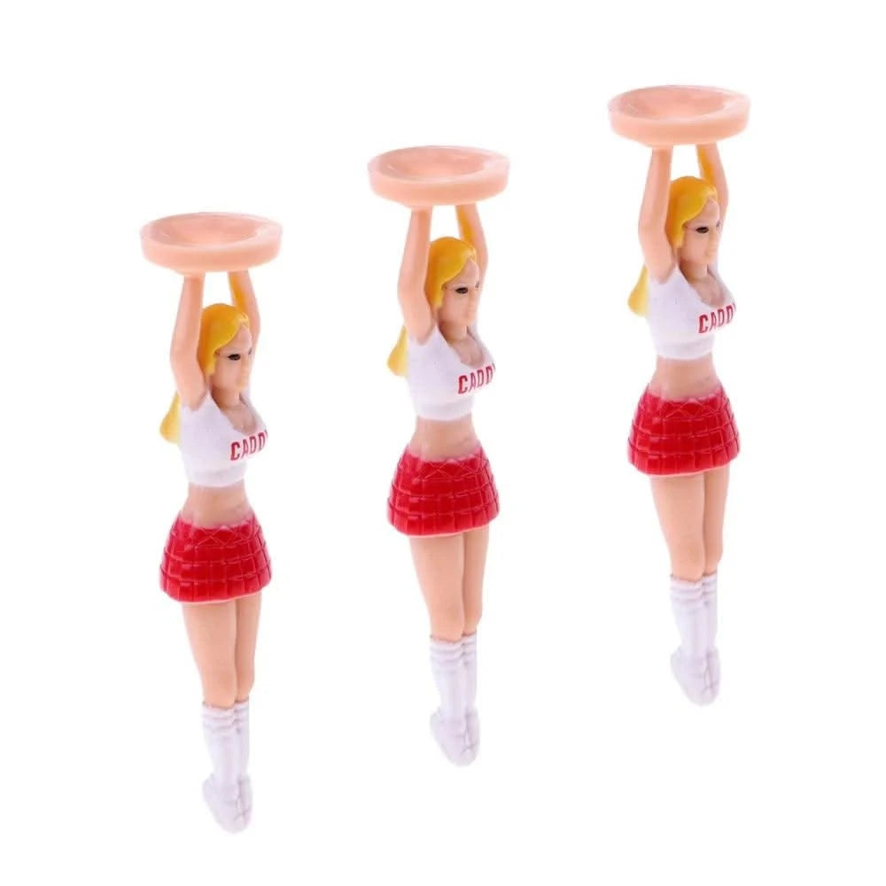 Accessories Novelty Golf Balls Standing Womens Girl Golf Tee Golf Ball Tees Lady Golf Tee Golf Ball  Holder Cheerleaders Tee
