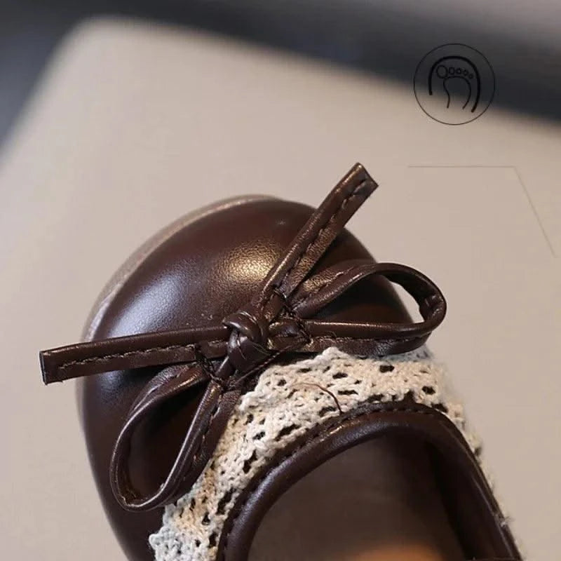 Soft Leather Flat Shoes For Toddlers and Children | Spring Autumn | Princess Casual Walking Shoes | Kids Girls Fashion