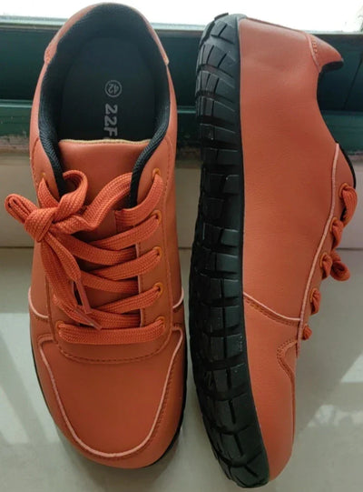 ZZFABER Leather Barefoot Shoes Soft Minimalist Sneakers for Women Men Casual Shoes Unisex Sneakers