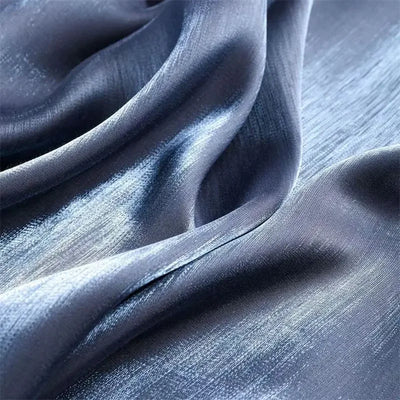 Mermaid Texture Gradient Reflective Fabric Illusion By The Meter for Shirt Full Dress Hanfu Clothing DIY Sewing Soft Cloth White