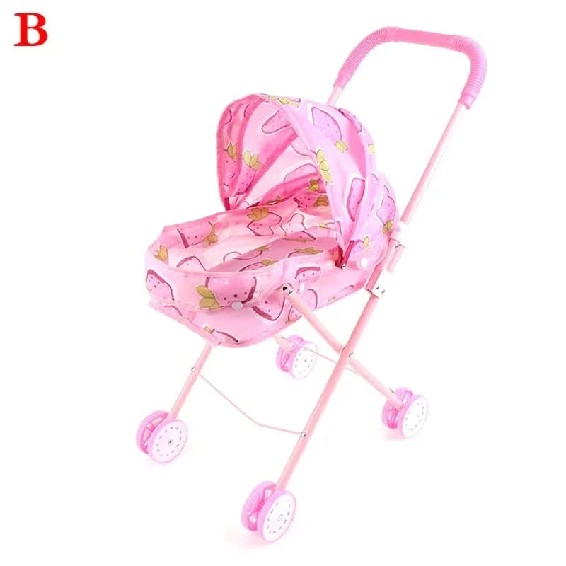 Baby Doll Stroller Applicable for 9-12inch Dolls or 25-30CM Baby Dolls Kids Girl
