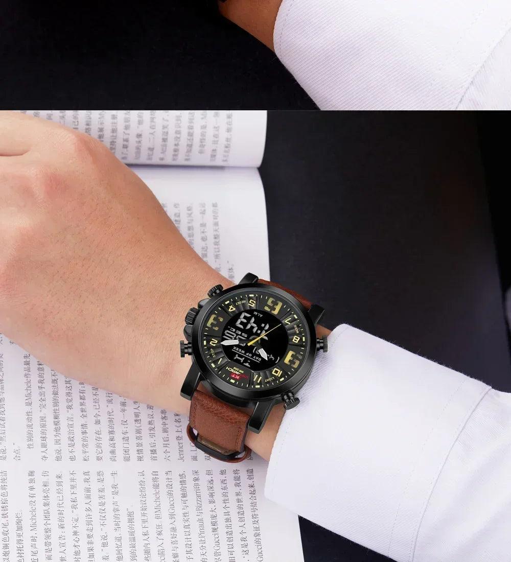 Man watch high-end luxury quartz wrist clock waterproof official-website automatic movement watch gifts for men
