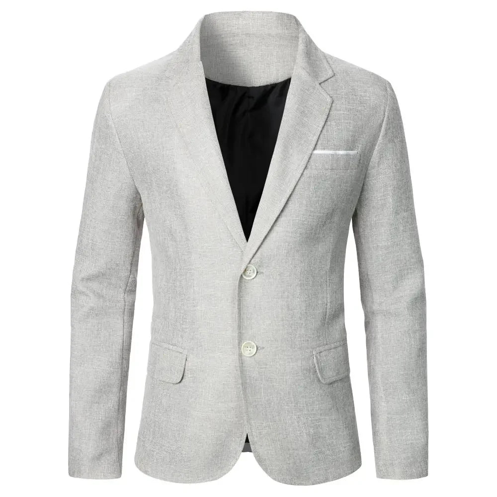 Men's Suit Comfortable Luxury Texture Fabric Men's Spring/Summer Coat Wedding Best Man  Stage Performance Men's Suit Jacket