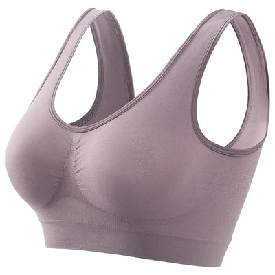 Women's S-5XL Seamless Bra Push-Up Sports Bra