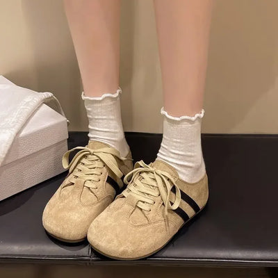 2025 Casual Sneakers Woman Shoes Slippers Flats Platform Sandals Mules NEW Brand Designer Lace Up Loafers Summer Womens Sneakers