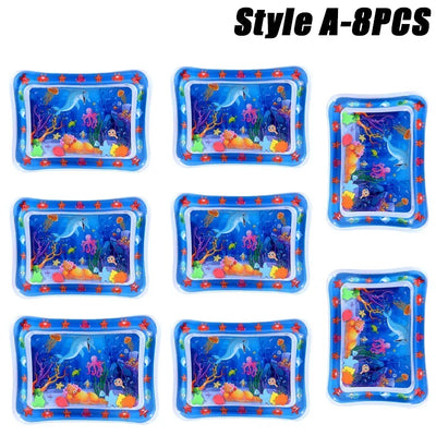 Summer Toys Baby Water Mat PVC Inflatable Cushion Infant Toddler Water Play Mat for Children Early Education Developing Baby Toy