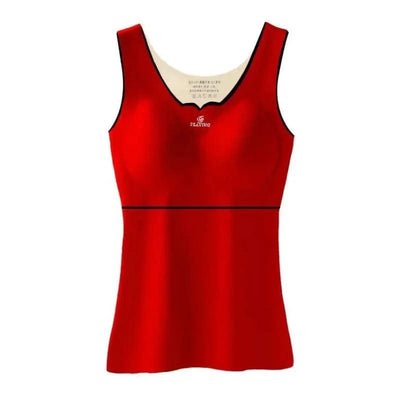 Thermal Underwear Velvet Vest Winter Women’s Solid Bottom with Chest Pad Camisole Slim Warm Sling Vest Female Thermal Underwear