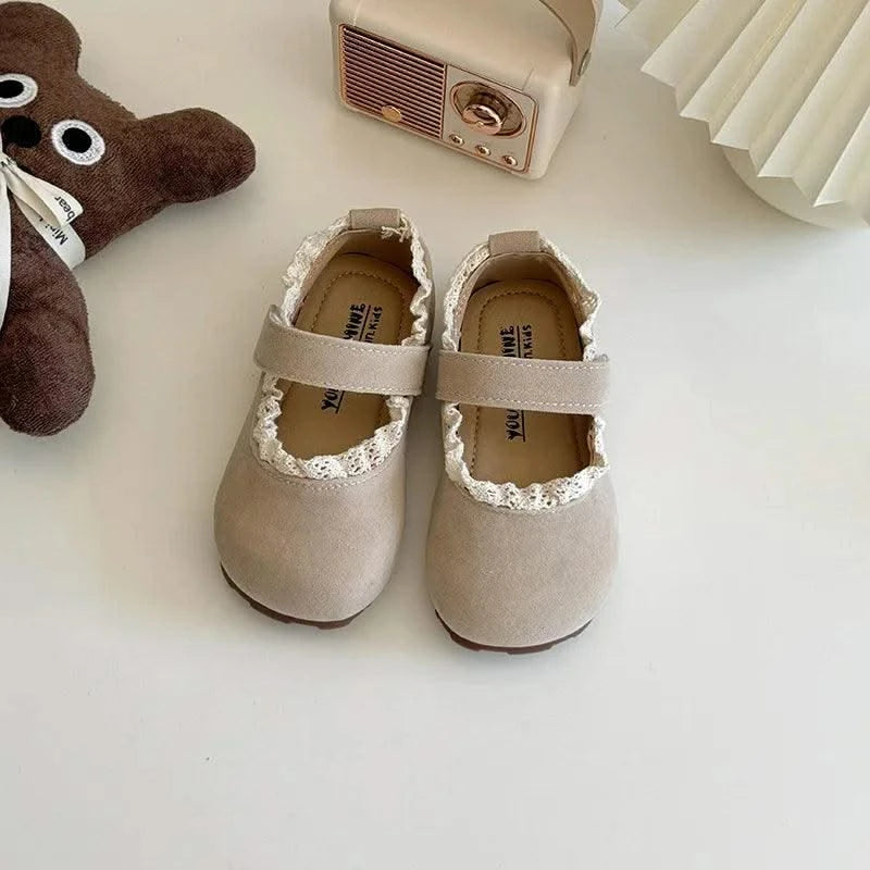 Shallow Soft Sole Non Slip Children Flats Shoes | Spring Autumn | Kids Princess Lightweight Toddler casual Shoes