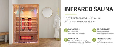 Indoor Traditional Sauna Dry Steam Far Infrared Sauna Room Outdoor Electric Stove Sauna