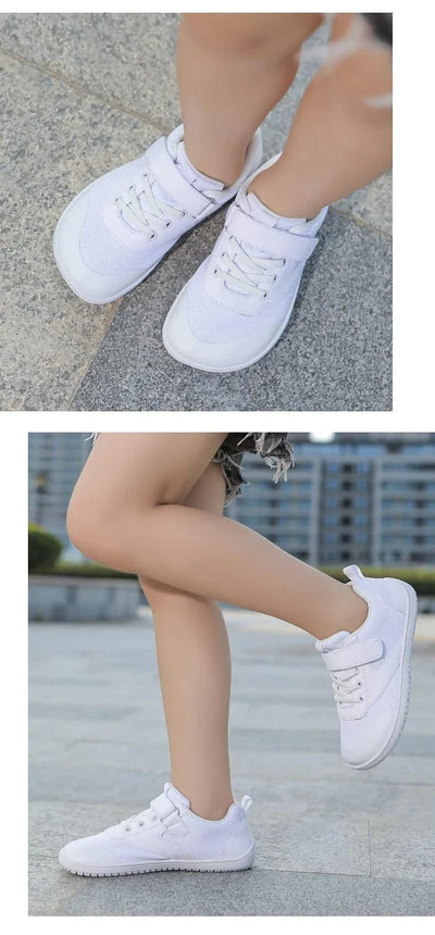 Little Big Kid Wide Barefoot Shoes Boys Girls Minimalist Sneakers Lightweight Non Slip Natural Children Walking Shoes Skate Flat