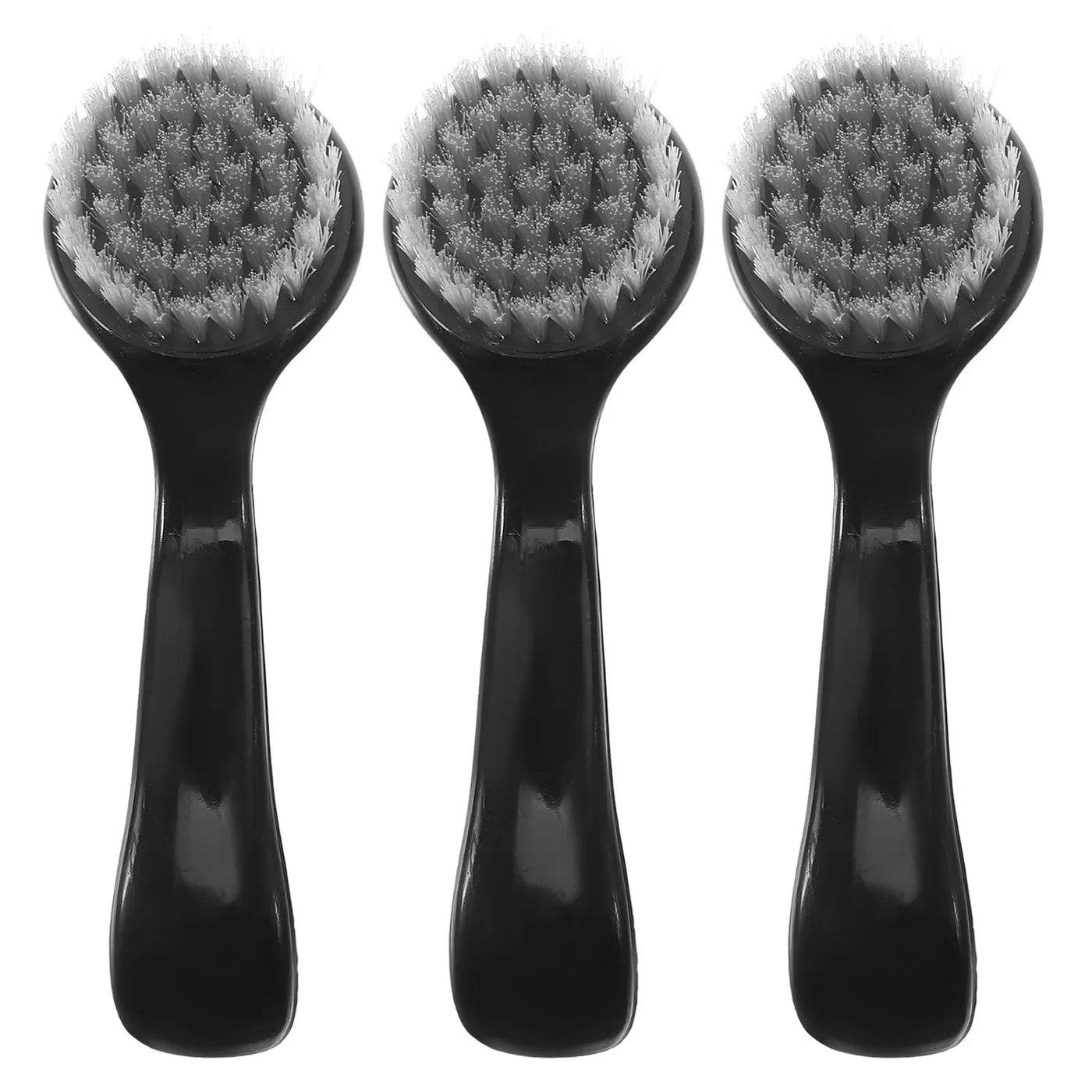 3pcs Facial Cleansing Brush Cleaning Tool For Women Soft Bristle Deep Cleaning Exfoliating Face Wash Scrubber Durable Makeup