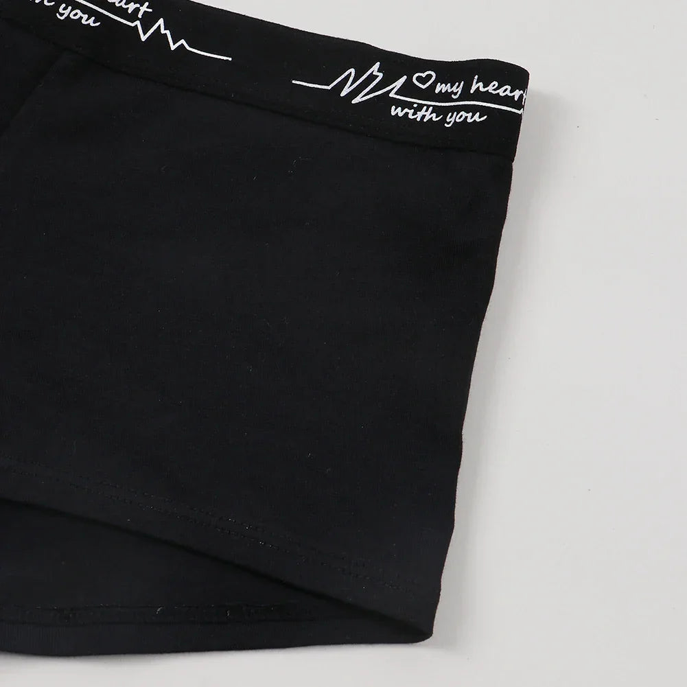 Ladies Solid color boxers Briefs Comfortable Female Underwear Sporty Style Casual Sexy Panties for Women S-XL