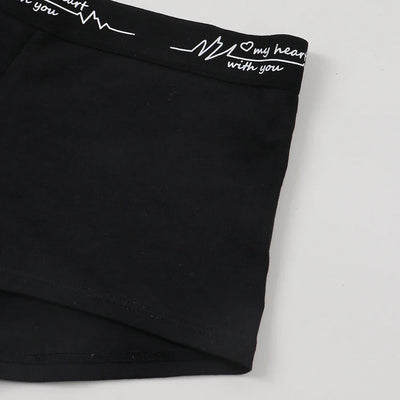 Ladies Solid color boxers Briefs Comfortable Female Underwear Sporty Style Casual Sexy Panties for Women S-XL