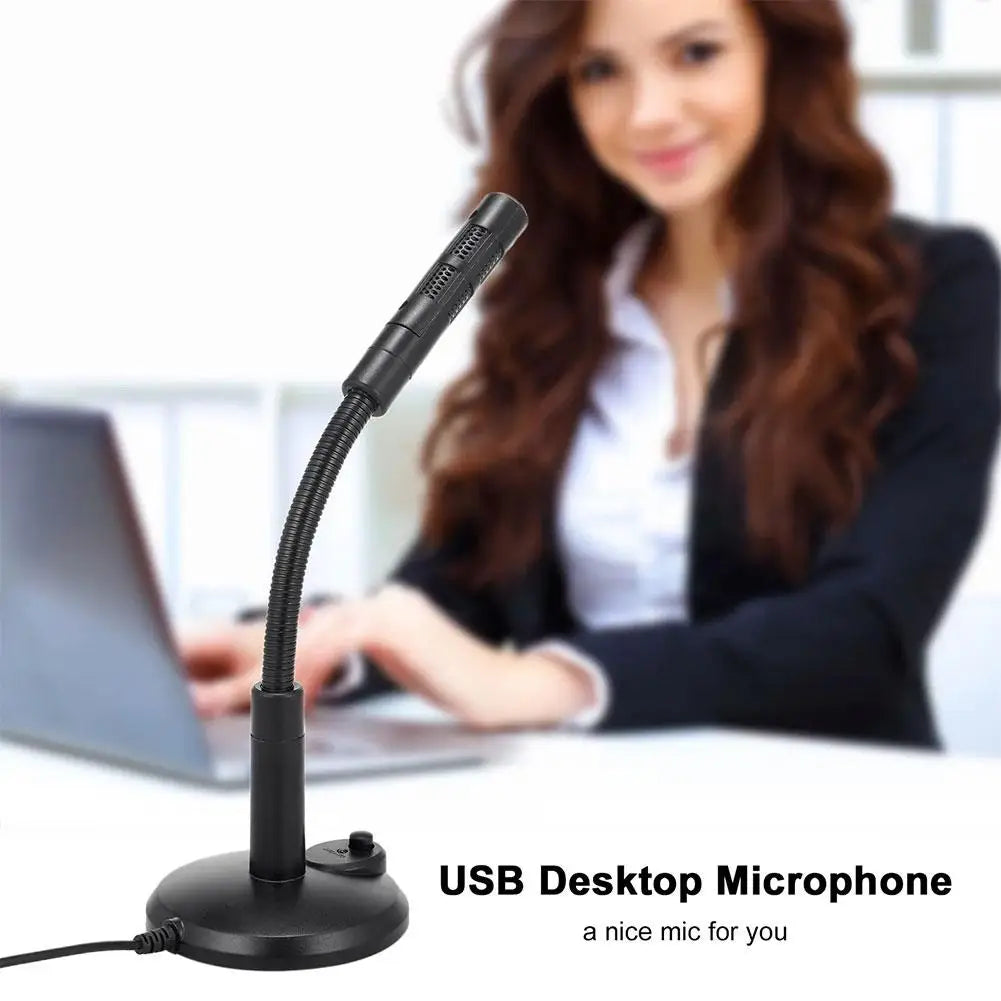 Voice Chat Recording Microphone USB Microphone For Laptop And Computer Studio Singing Gaming Streaming Microphone Accessories