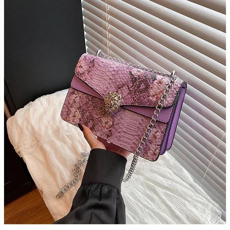 Designer messenger bag for women high-quality leather elegant shoulder classic handbag fashionable