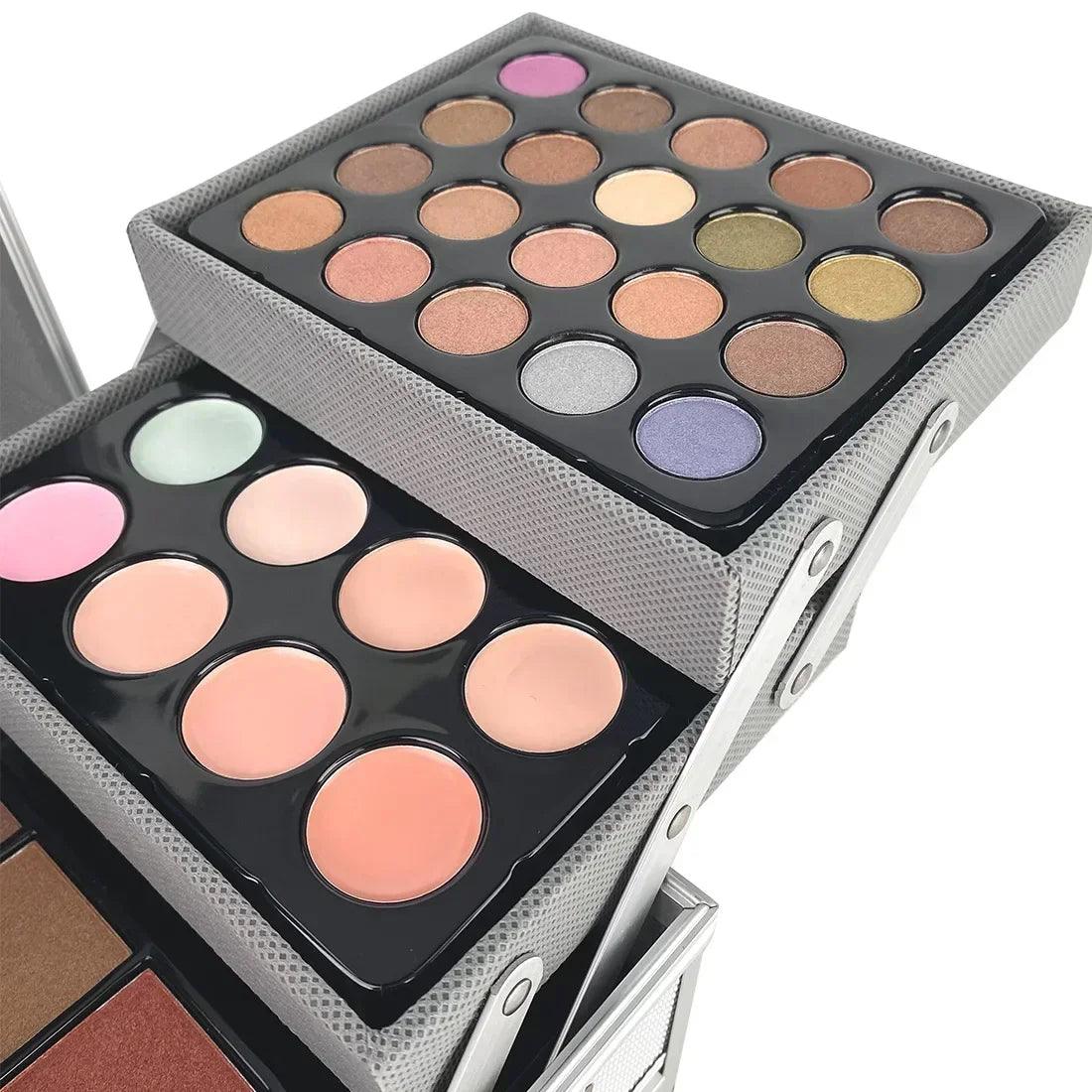Women’s complete makeup set – eyeshadow lip blush nail polish kit