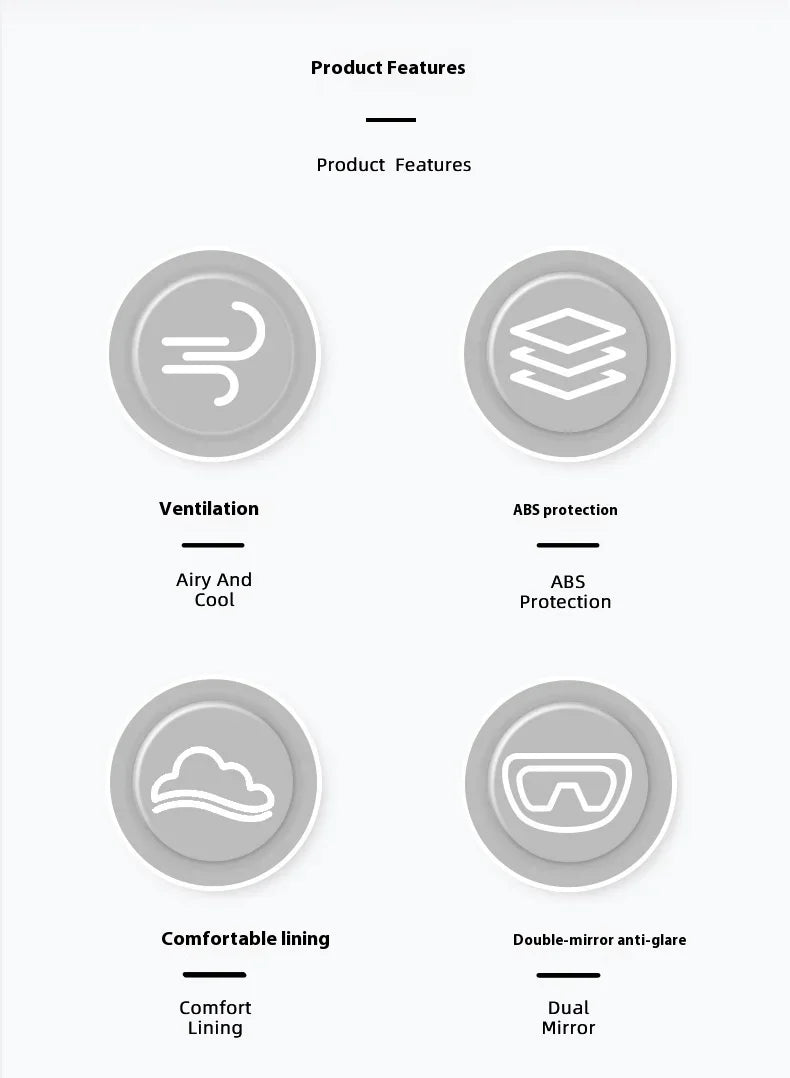 Motorcycle Equipments Open Face Helmet For Men Women Dual Lens Sun Visor Face Shield Top Lightweight Scooter Retro 3/4 Headwear