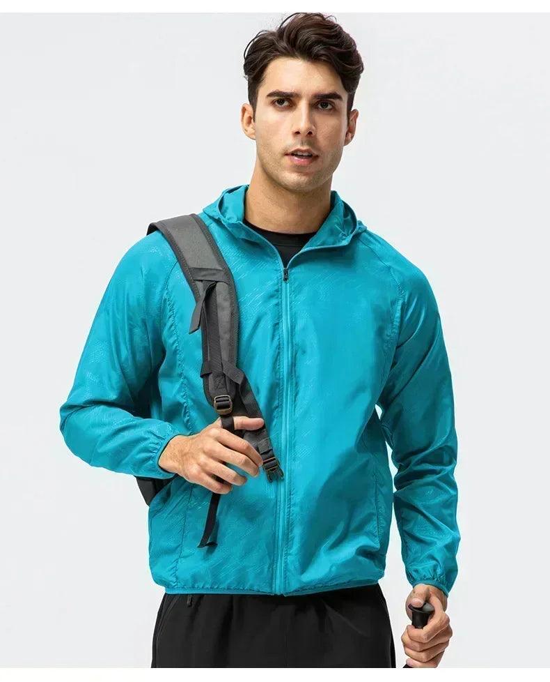 Spring windbreaker jackets for men women coat sun protection quick dry waterproof rain jacket