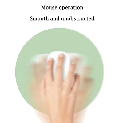 Round Mouse Pad Single-sided Solid Color Universal Non-slip Pad Mouse Pad Suitable for Laptop Office Leather Gaming Mouse Pad