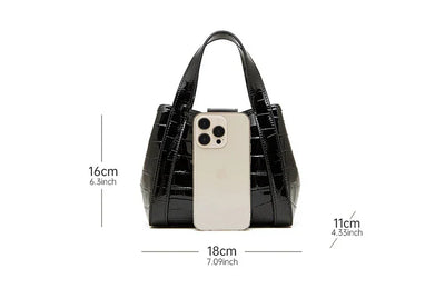 New 2025 Women Split Leather Tote Bag Designer Bucket Bags Handbag Female Shoulder Composite Bag Crossbody Shopping Bag