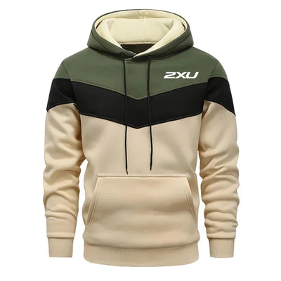 Men Sweatshirts Hot Sales Jogging for Versatile Hoodies Outdoors Sweatpants Drawstring High Quality Casual Daily Tricolor Sports