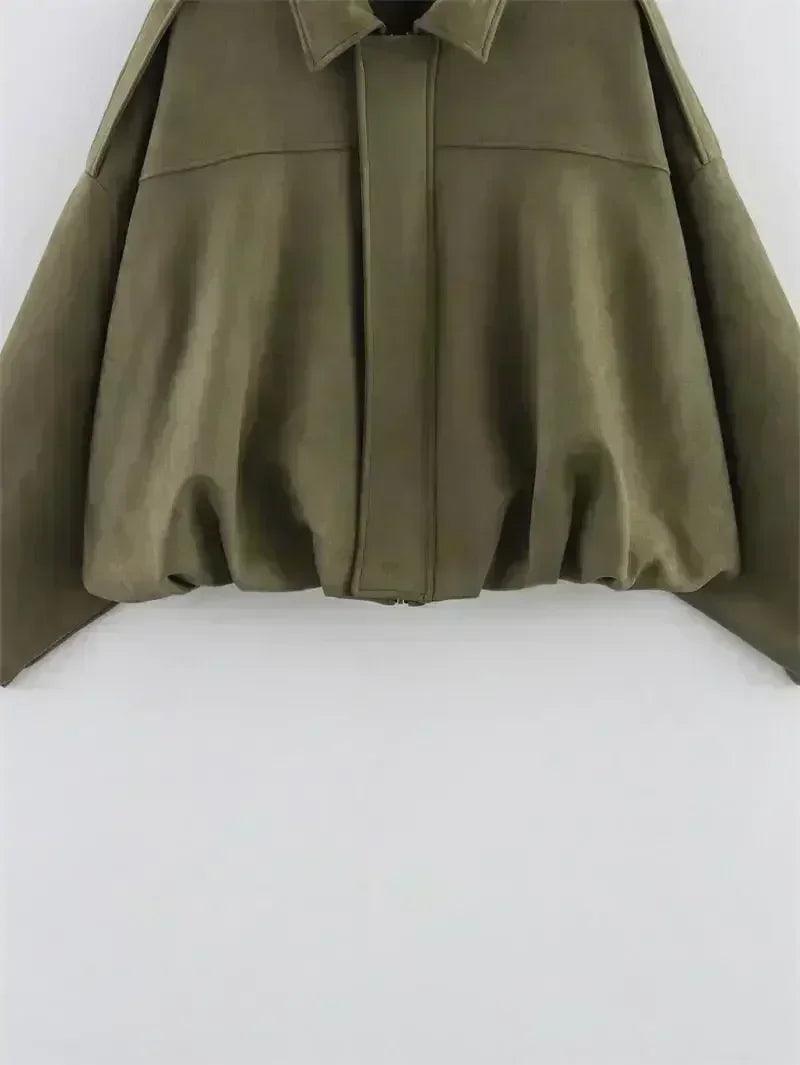 Women’s jackets spring chic elegant outerwear loose warm coat youth fashion