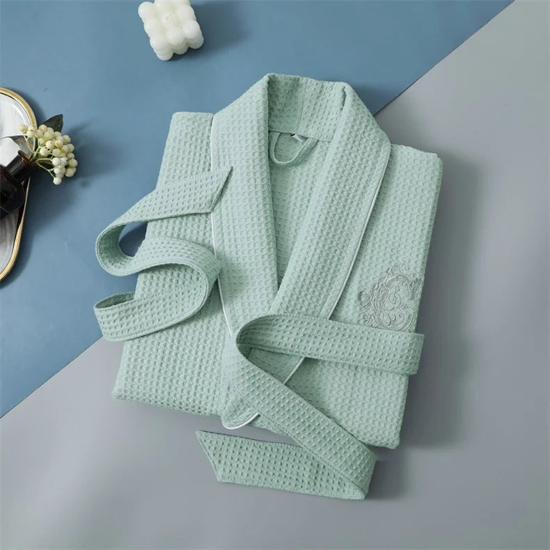 Top Quality Autumn Winter Bathrobes Couple Towel Terry Cotton Robe Men's