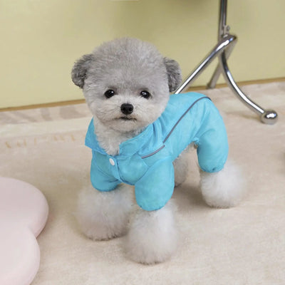 Summer Pet Clothes 4-Leg Pants Thin & Breathable-Cat Dog Sun Protection Outfit for Teddy Schnauzer Bichon Puppy UV Defense Wear