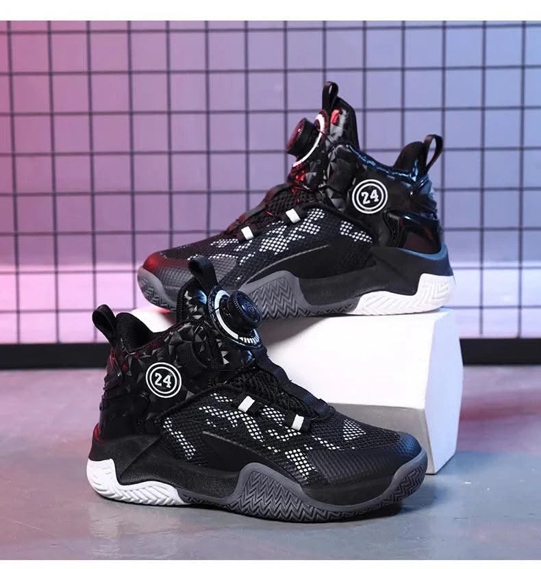 2025 New Children's Basketball Sports Shoes for Boys High Quality Running Kids Shoes Child Sneakers Non-Slip School Shoes - Elanique